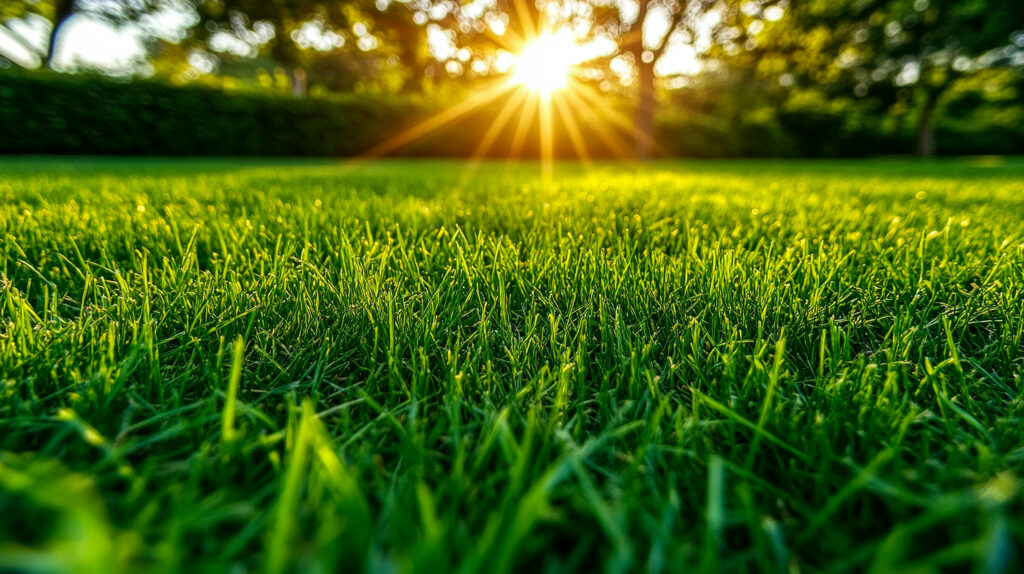 weed free backyard